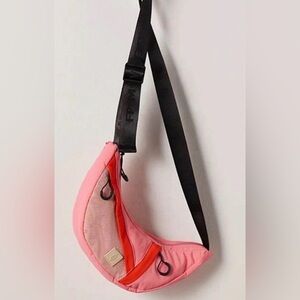 FREE PEOPLE Nothin But Net Sling Bag in Pink NWT $58